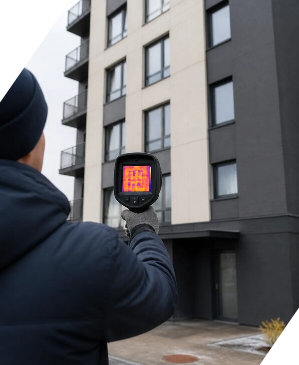 Тепловизионное обследование зданий в Тобольске от 5084 р. | ЭкспертизаРоссия