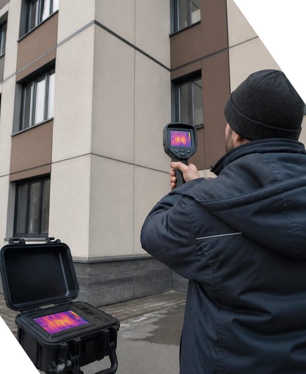 Тепловизионное обследование зданий и сооружений в Тобольске